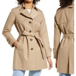 Sam Edelman Water Repellent Trench Coat Sz Medium
